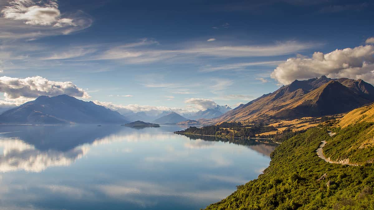 jezero u Novom Zelandu