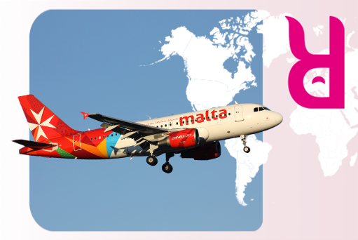 km malta avion